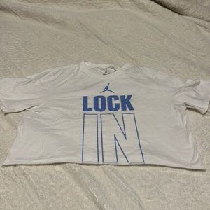 Lock In Jordan Cropped T